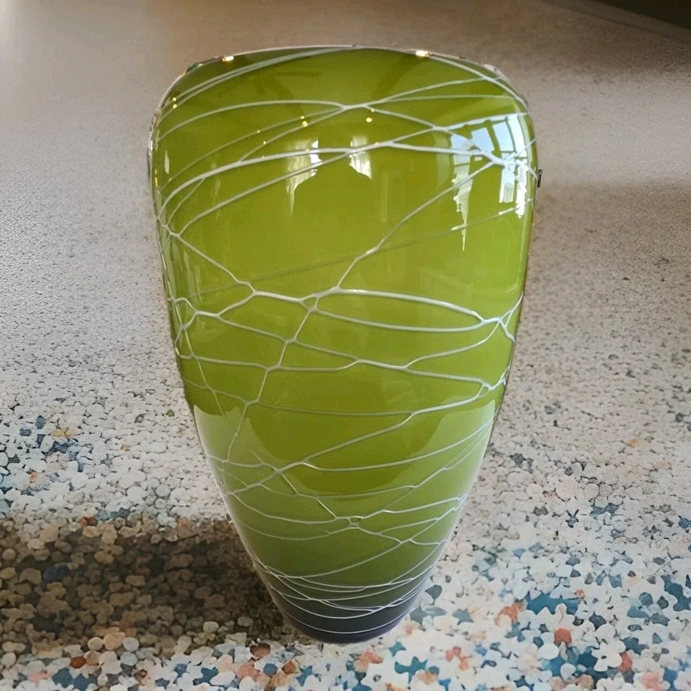 Vintage Murano Style Art Glass Vase 16